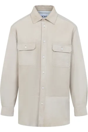 Loewe Hombre, Camisas, Blanco, Talla: L