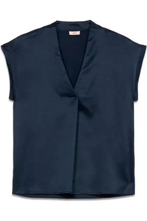 Oltre Mujer, Camisetas, Azul, Talla: M