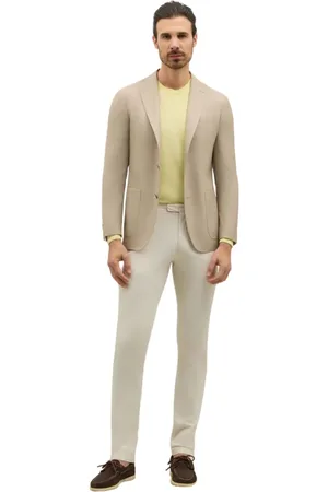 Boglioli Hombre, Pantalones, Blanco, Talla: S