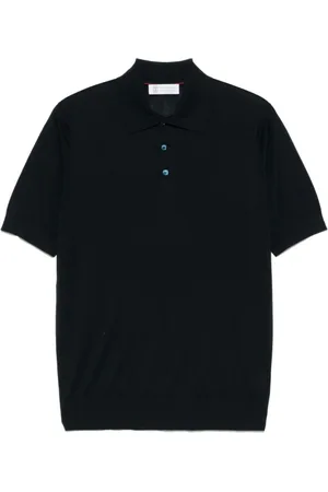 Brunello Cucinelli Hombre, Camisetas, Azul, Talla: L