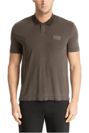 EA7 Hombre, Camisetas, Marrón, Talla: M