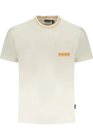 Napapijri Hombre, Camisetas, Blanco, Talla: S