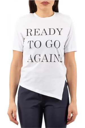 Elisabetta Franchi Mujer, Camisetas, Blanco, Talla: L