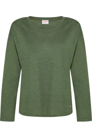 sun68 Mujer, Camisetas, Verde, Talla: S