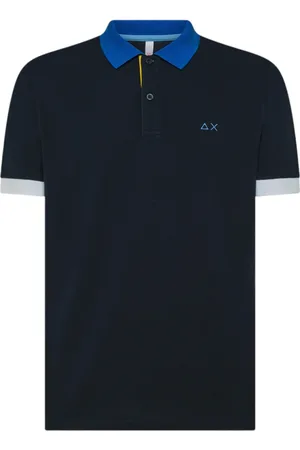 sun68 Hombre, Camisetas, Azul, Talla: L