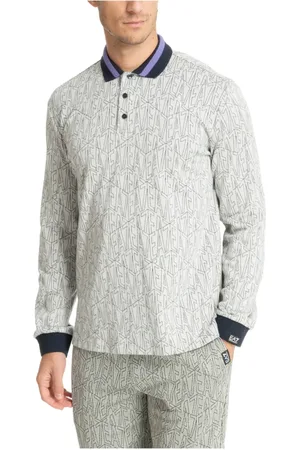 EA7 Hombre, Camisetas, Gris, Talla: M