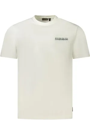 Napapijri Hombre, Camisetas, Blanco, Talla: 2XL