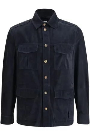 Brunello Cucinelli Hombre, Chaquetas, Azul, Talla: M
