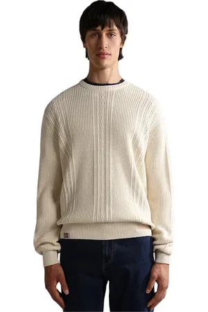 Napapijri Hombre, Jerseys, Blanco, Talla: L
