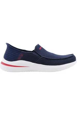 Skechers Hombre, Zapatos, Azul, Talla: 41 EU