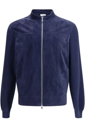 Brunello Cucinelli Hombre, Chaquetas, Azul, Talla: L