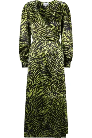 Ganni Mujer, Vestidos, Verde, Talla: S