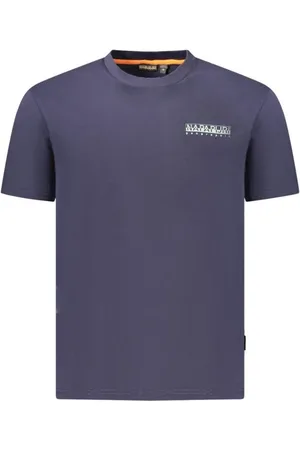 Napapijri Hombre, Camisetas, Azul, Talla: S