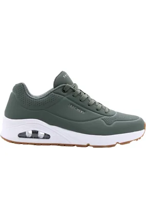 Skechers Hombre, Zapatos, Verde, Talla: 45 EU
