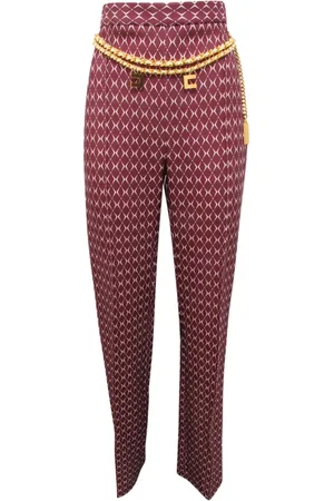 Elisabetta Franchi Mujer, Pantalones, Rojo, Talla: M