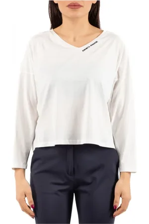 Elisabetta Franchi Mujer, Camisetas, Blanco, Talla: M
