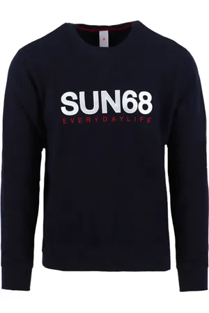 sun68 Hombre, Jerseys, Azul, Talla: M