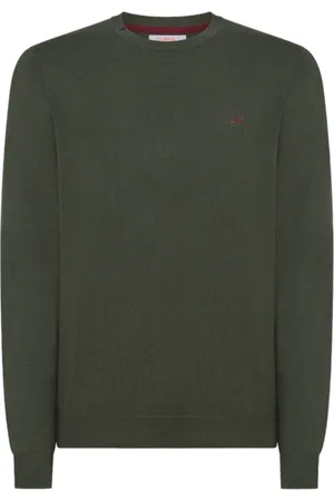 sun68 Hombre, Jerseys, Verde, Talla: S