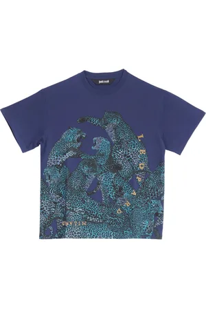 Roberto Cavalli Hombre, Camisetas, Azul, Talla: L