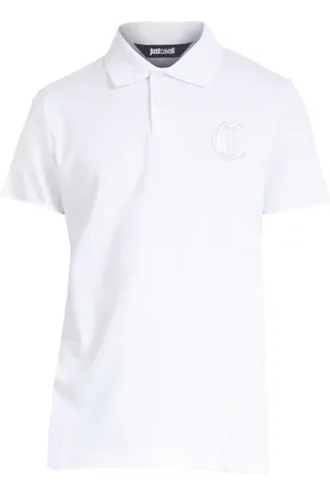Roberto Cavalli Hombre, Camisetas, Blanco, Talla: L