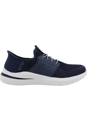 Skechers Hombre, Zapatos, Azul, Talla: 43 EU