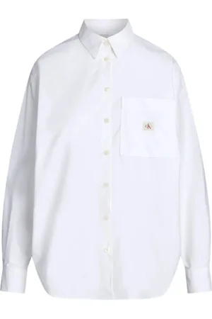 Calvin Klein Mujer, Blusas y Camisas, Blanco, Talla: M