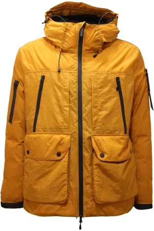 OUTHERE Hombre, Chaquetas, Amarillo, Talla: L