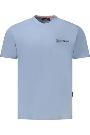 Napapijri Hombre, Camisetas, Azul, Talla: 2XL