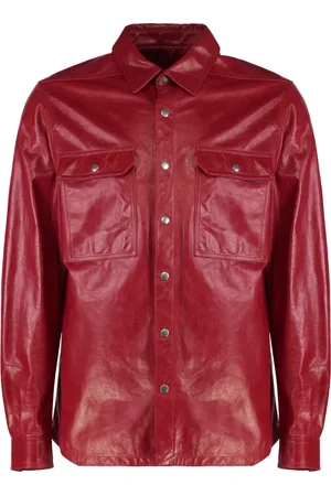 Rick Owens Hombre, Chaquetas, Rojo, Talla: 2XL