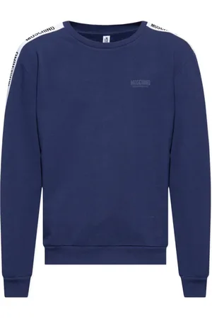 Moschino Hombre, Sudaderas, Azul, Talla: M