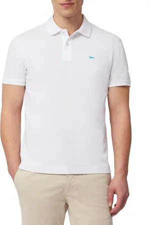 HARMONT&BLAINE Hombre, Camisetas, Blanco, Talla: L