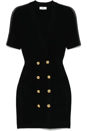Elisabetta Franchi Mujer, Vestidos, Negro, Talla: L