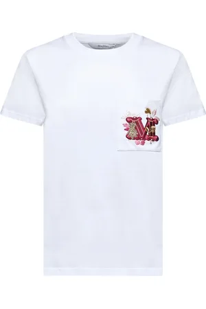Max Mara Mujer, Camisetas, Blanco, Talla: S