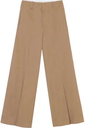 ALYSI Mujer, Pantalones, Marrón, Talla: S