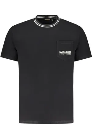 Napapijri Hombre, Camisetas, Negro, Talla: XL