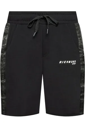 John Richmond Hombre, Pantalones cortos, Negro, Talla: S