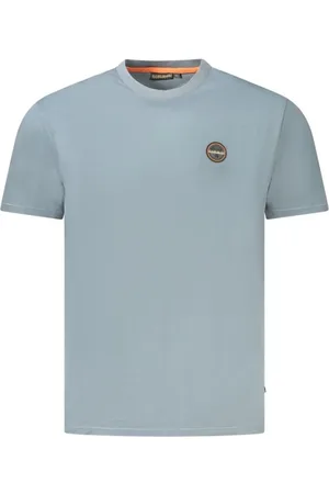Napapijri Hombre, Camisetas, Gris, Talla: S