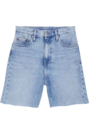 Calvin Klein Mujer, Pantalones cortos, Azul, Talla: W28