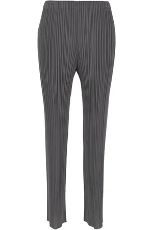 Issey Miyake Mujer, Pantalones, Gris, Talla: L