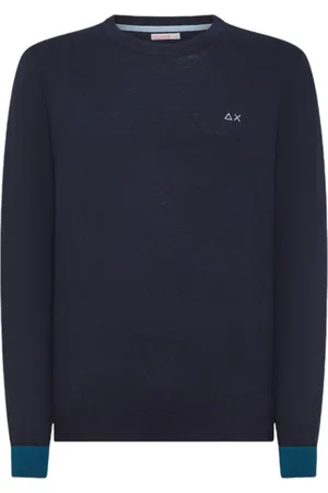 sun68 Hombre, Jerseys, Azul, Talla: M