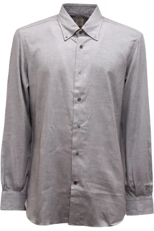 MAZZARELLI Hombre, Camisas, Gris, Talla: L