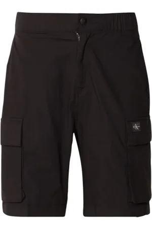 Calvin Klein Hombre, Pantalones cortos, Negro, Talla: W31