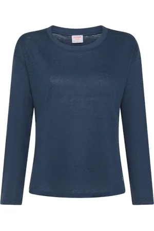 sun68 Mujer, Camisetas, Azul, Talla: L