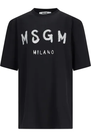 Msgm Mujer, Camisetas, Negro, Talla: XS