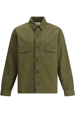 Saint Laurent Hombre, Camisas, Verde, Talla: M