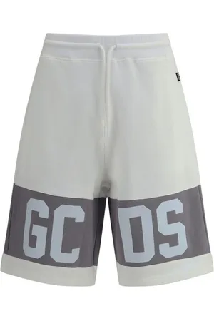 GCDS Hombre, Pantalones cortos, Blanco, Talla: L