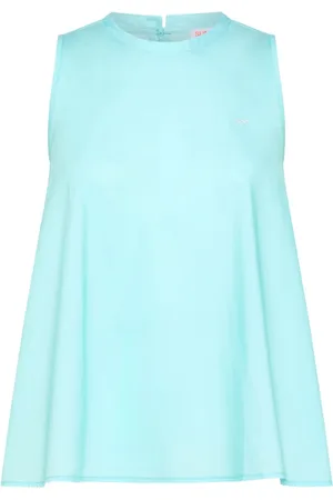 sun68 Mujer, Camisetas, Azul, Talla: S