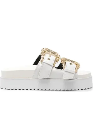 VERSACE Mujer, Zapatos, Blanco, Talla: 36 EU