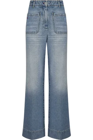 Victoria Beckham Mujer, Vaqueros, Azul, Talla: W30