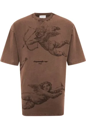DIEGO VENTURINO Hombre, Camisetas, Marrón, Talla: M